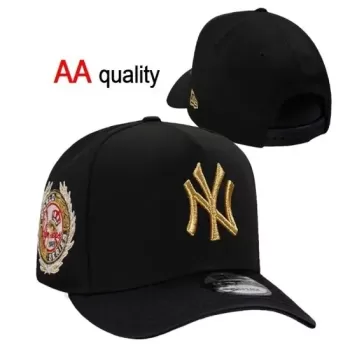 New York Yankees Black & Gold World Series Patch Snapback Hat - MLB New York Yankees Black & Gold World Series Patch Snapback Hat - MLB