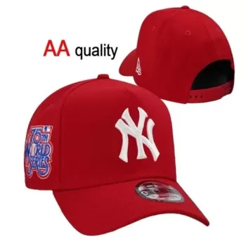 New York Yankees 75th World Series Champions Red Snapback Hat - Official MLB Apparel New York Yankees 75th World Series Champions Red Snapback Hat - Official MLB Apparel