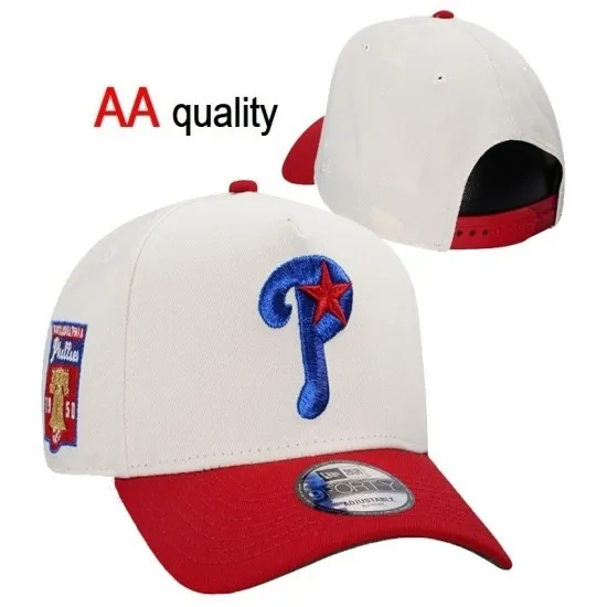 Philadelphia Phillies 'P' Logo Stitched Snapback Hat - Red & White Philadelphia Phillies 'P' Logo Stitched Snapback Hat - Red & White
