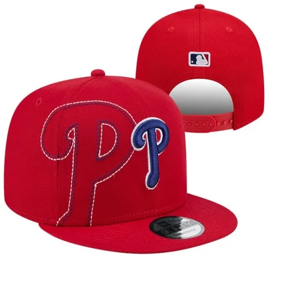 Philadelphia Phillies Red Stitched 'P' New Era Snapback Hat