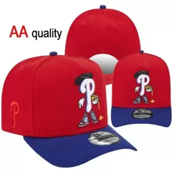 Philadelphia Phillies 'Phanatic Mascot' Stitched Snapback Hat - Red & Royal Blue Philadelphia Phillies 'Phanatic Mascot' Stitched Snapback Hat - Red & Royal Blue