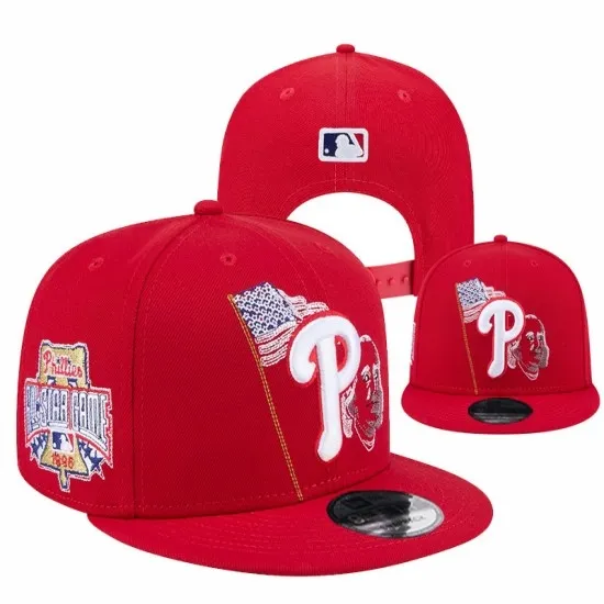 Philadelphia Phillies 1996 All-Star Game Red Snapback Hat - New Era MLB Philadelphia Phillies 1996 All-Star Game Red Snapback Hat - New Era MLB
