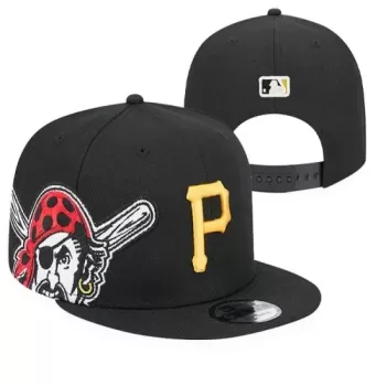 Pittsburgh Pirates 'Buccos' Embroidered Snapback Hat - Black/Gold Pittsburgh Pirates 'Buccos' Embroidered Snapback Hat - Black/Gold