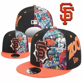San Francisco Giants Comic Book Style Snapback Hat - New Era MLB San Francisco Giants Comic Book Style Snapback Hat - New Era MLB