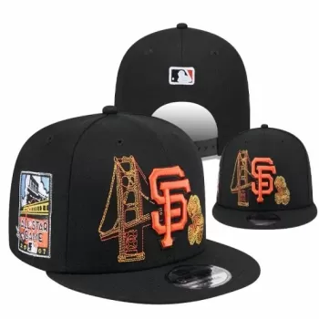 San Francisco Giants 2007 All-Star Game Commemorative Black Snapback Hat San Francisco Giants 2007 All-Star Game Commemorative Black Snapback Hat