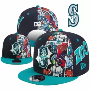 Seattle Mariners 'Zoo Crew' Comic Book Style Snapback Hat