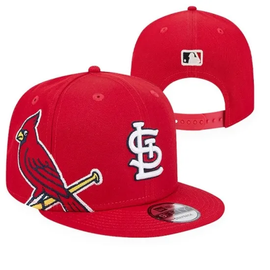 St. Louis Cardinals Red Stitched Snapback Hat - Classic Baseball Style St. Louis Cardinals Red Stitched Snapback Hat - Classic Baseball Style