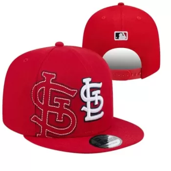 St. Louis Cardinals Red Stitched 'STL' Logo Snapback Hat - Officially Licensed MLB Headwear