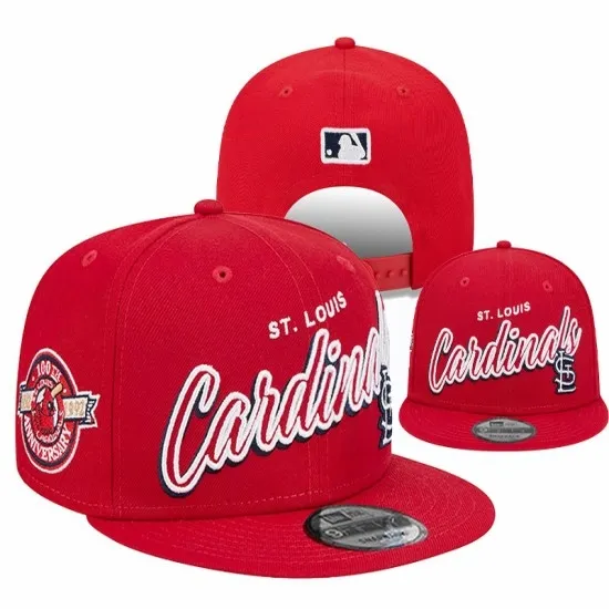 St. Louis Cardinals 100th Anniversary Red Script Snapback Hat St. Louis Cardinals 100th Anniversary Red Script Snapback Hat