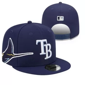 Tampa Bay Rays 'Sunburst' Navy Blue Stitched Snapback Hat Tampa Bay Rays 'Sunburst' Navy Blue Stitched Snapback Hat