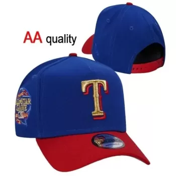 Texas Rangers MLB All-Star Game 'T' Embroidered Snapback Hat - Royal Blue & Red Texas Rangers MLB All-Star Game 'T' Embroidered Snapback Hat - Royal Blue & Red