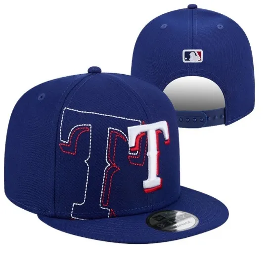 Texas Rangers Classic 'T' Stitched Snapback Hat - Royal Blue