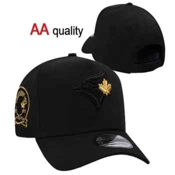 Toronto Blue Jays Black & Gold Stitched Snapback Hat - MLB Official Toronto Blue Jays Black & Gold Stitched Snapback Hat - MLB Official