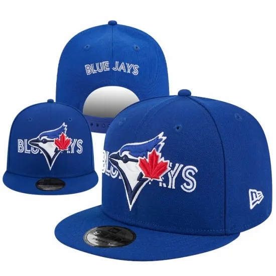 Toronto Blue Jays New Era Royal Blue Stitched Logo Snapback Hat Toronto Blue Jays New Era Royal Blue Stitched Logo Snapback Hat