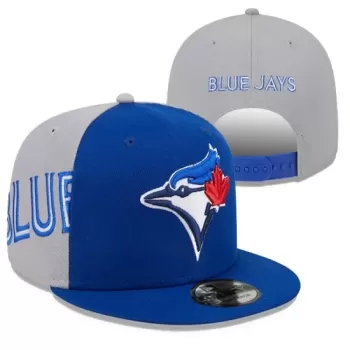 Toronto Blue Jays Stitched Snapback Hat - Royal Blue & Grey - MLB Official Toronto Blue Jays Stitched Snapback Hat - Royal Blue & Grey - MLB Official